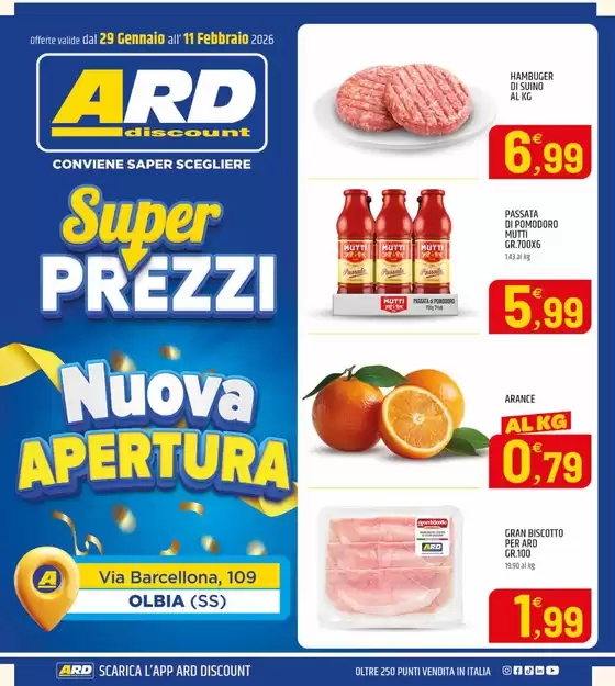 Volantino ARD Discount a Trieste | Nuova apertura | 2026-01-29T00:00:00.000Z - 2026-02-11T00:00:00.000Z