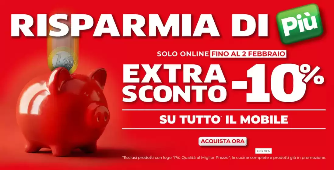 Volantino Conforama a Palermo | Extra sconto -10% | 2026-01-30T00:00:00.000Z - 2026-02-02T00:00:00.000Z