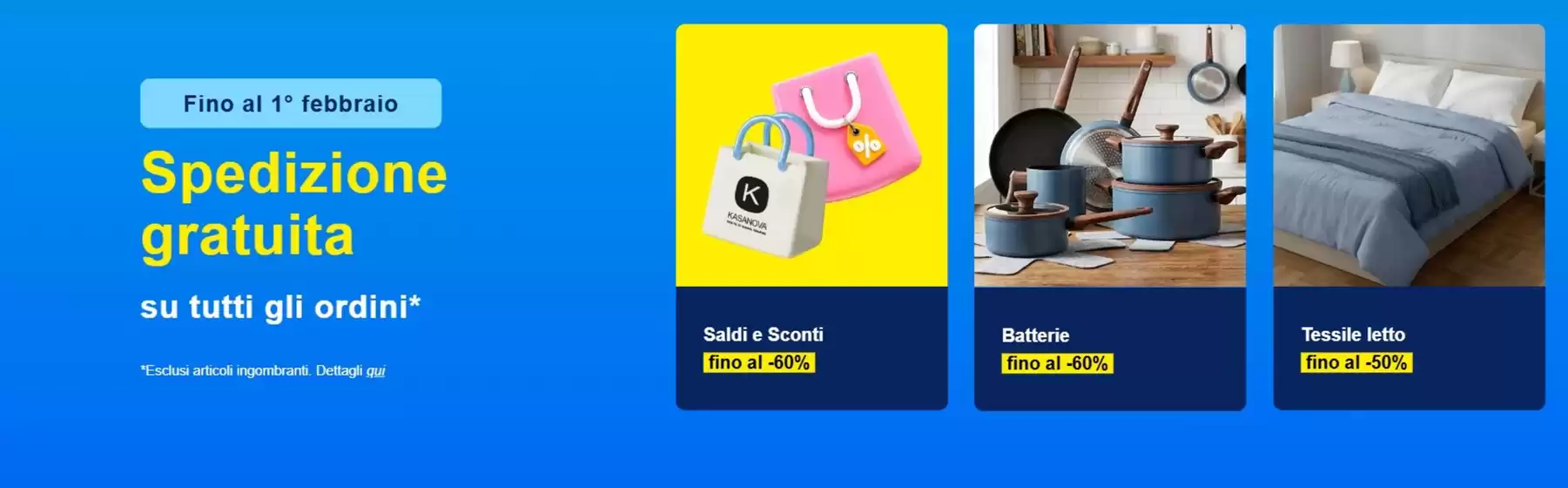Volantino Kasanova a Palermo | Spedizione gratuita | 2026-01-30T00:00:00.000Z - 2026-02-01T00:00:00.000Z