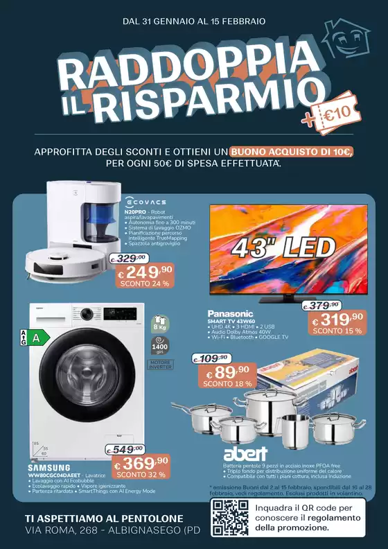 Volantino Al Pentolone a Conselve | Radoppia il risparmio | 2026-01-31T00:00:00.000Z - 2026-02-15T00:00:00.000Z