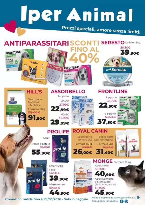 Volantino Iper Animal a Zollino | Febbraio26 2 compressed | 2026-02-01T00:00:00.000Z - 2026-03-01T00:00:00.000Z