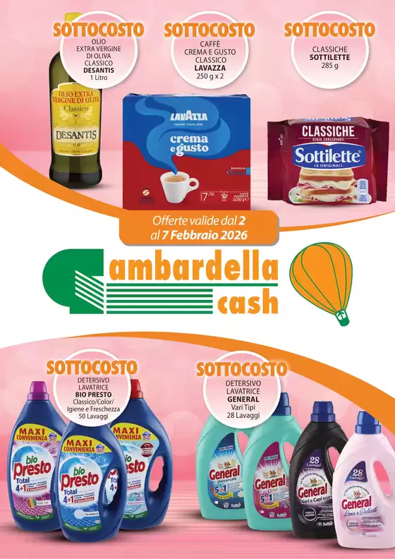 Volantino Gambardella Cash | Offerte valide dal 2 al 7 febbraio 2026 | 2026-02-02T00:00:00.000Z - 2026-02-07T00:00:00.000Z