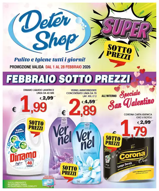 Volantino Deter Shop a Osimo | Febbraio sotto prezzi | 2026-02-02T00:00:00.000Z - 2026-02-28T00:00:00.000Z
