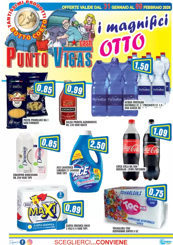 Volantino Punto Vigas | I manifici otto | 2026-02-02T00:00:00.000Z - 2026-02-09T00:00:00.000Z