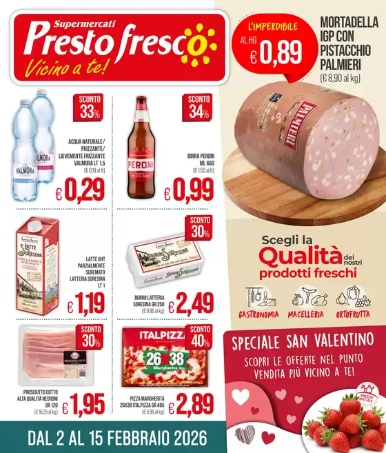 Volantino Prestofresco a Montecchio Maggiore | Vicino a te! | 2026-02-02T00:00:00.000Z - 2026-02-15T00:00:00.000Z