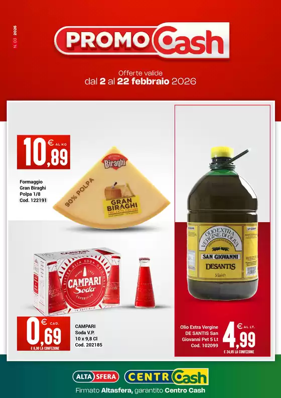 Volantino Centro Cash a Montecchio Maggiore | Offerte valide dal 2 al 22 febbraio 2026 | 2026-02-02T00:00:00.000Z - 2026-02-22T00:00:00.000Z