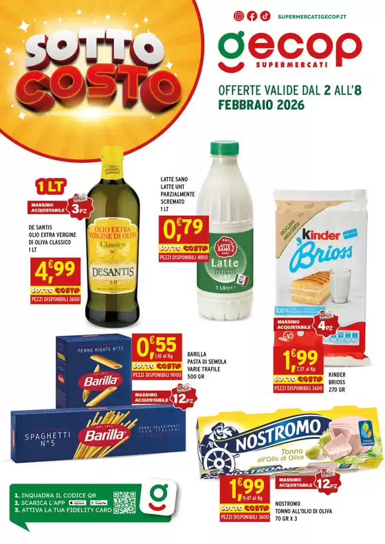 Volantino Gecop a Montecchio Maggiore | OFFERTE VALIDE DAL 2 ALL'8 FEBBRAIO 2026 | 2026-02-02T00:00:00.000Z - 2026-02-08T00:00:00.000Z