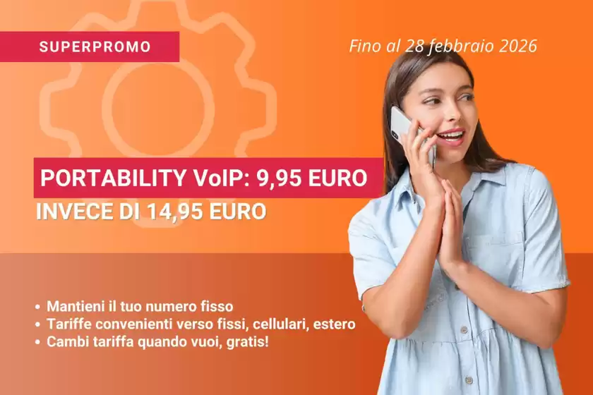 Volantino Ehiweb a Monteprandone | Portability VoIP | 2026-02-02T00:00:00.000Z - 2026-02-28T00:00:00.000Z