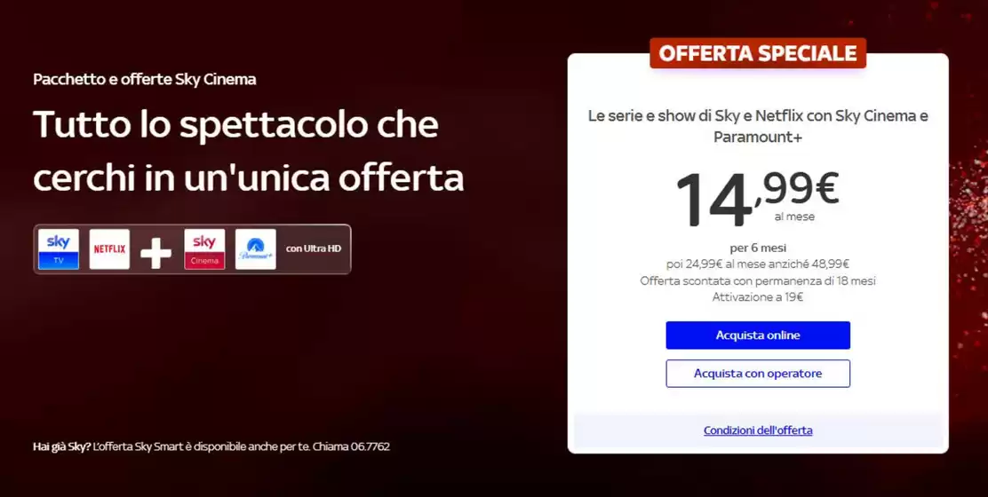 Volantino Sky a Monteprandone | Offerta Speciale | 2026-02-02T00:00:00.000Z - 2026-02-28T00:00:00.000Z