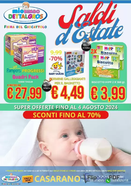 Volantino Mio Bimbo Dettalgros a Conegliano | Le nostre migliori offerte per te | 2026-02-02T00:00:00.000Z - 2026-02-16T00:00:00.000Z