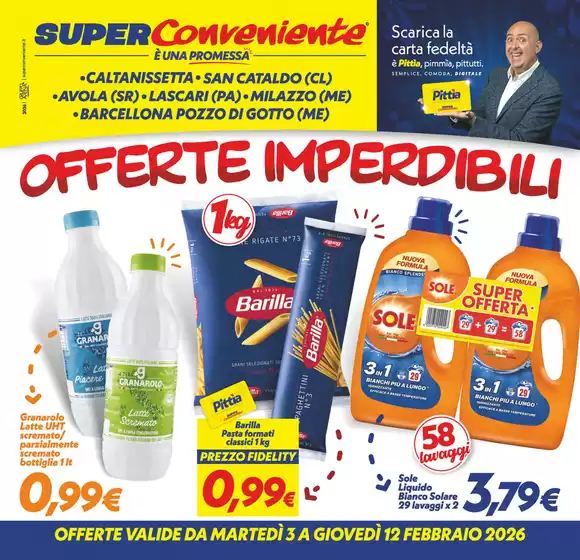 Volantino SuperConveniente a Rogliano | Offerte imperdibili | 2026-02-03T00:00:00.000Z - 2026-02-12T00:00:00.000Z