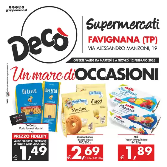 Volantino Decò a Rogliano | Un mare di OCCASIONI | 2026-02-03T00:00:00.000Z - 2026-02-12T00:00:00.000Z