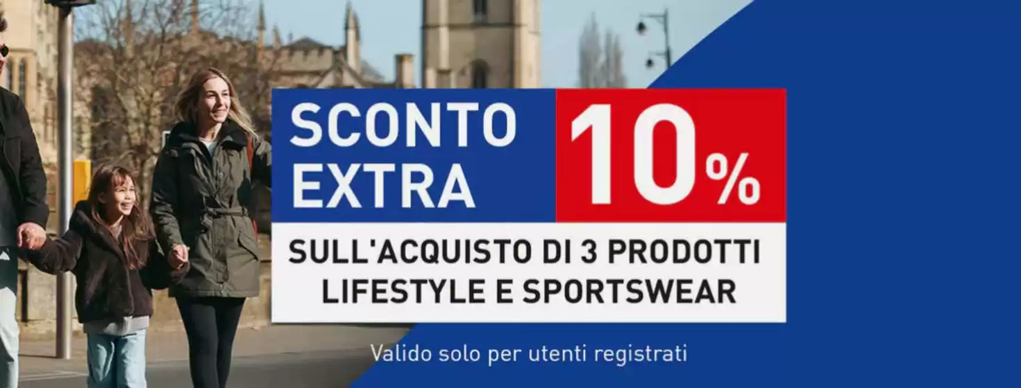 Volantino Intersport a Gaeta | Sconto Extra 10% | 2026-02-02T00:00:00.000Z - 2026-02-28T00:00:00.000Z