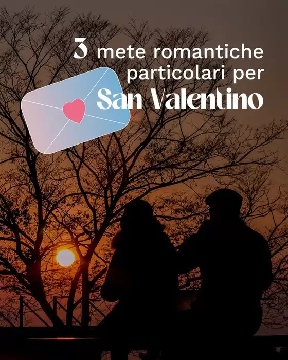 Volantino Bluvacanze a Vieste | 3 mete romantiche particolari per San Valentino | 2026-02-14T00:00:00.000Z - 2026-02-14T00:00:00.000Z