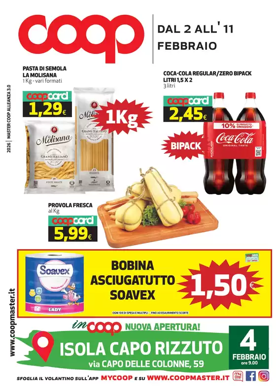 Volantino Coop a Lodi | dal 2 all' 11 febbraio | 2026-02-02T00:00:00.000Z - 2026-02-11T00:00:00.000Z