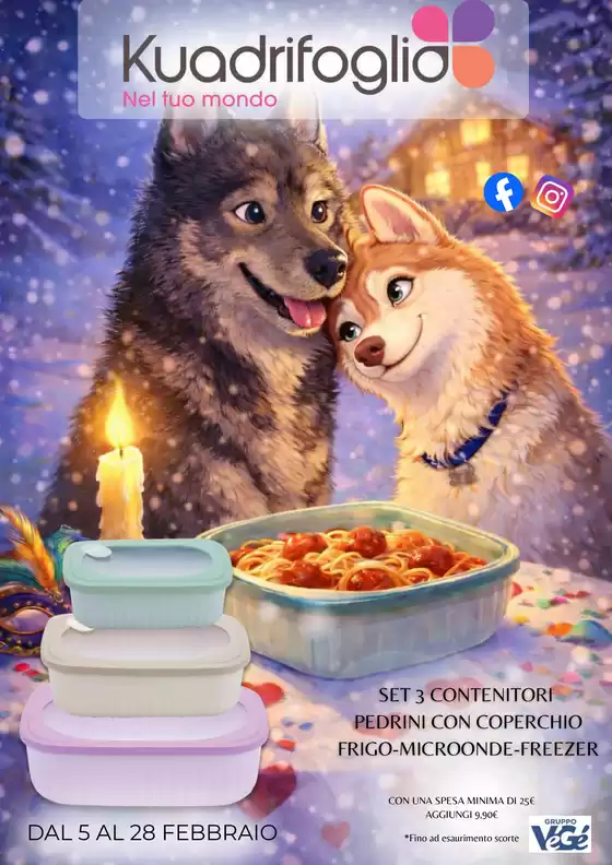 Volantino Kuadrifoglio a Roma | Dal 5 al 28 febbraio | 2026-02-05T00:00:00.000Z - 2026-02-28T00:00:00.000Z
