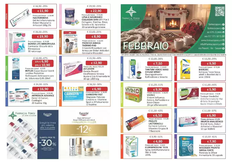 Volantino Farmacia Porcu a Follonica | Febbraio | 2026-02-03T00:00:00.000Z - 2026-02-28T00:00:00.000Z