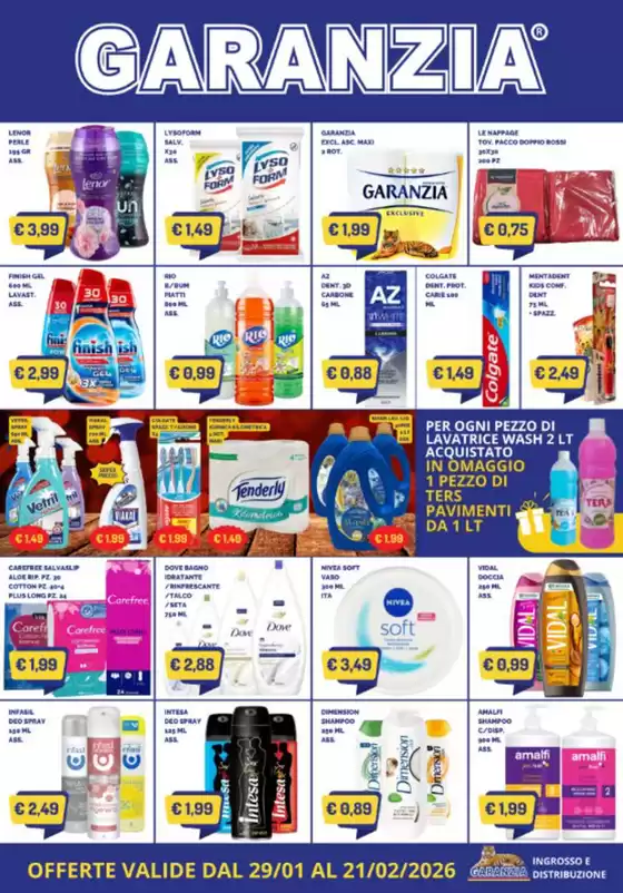 Volantino Gruppo Garanzia a Sant'Antimo | Offerte valide dal 29/01 al 21/02/2026 | 2026-02-03T00:00:00.000Z - 2026-02-21T00:00:00.000Z
