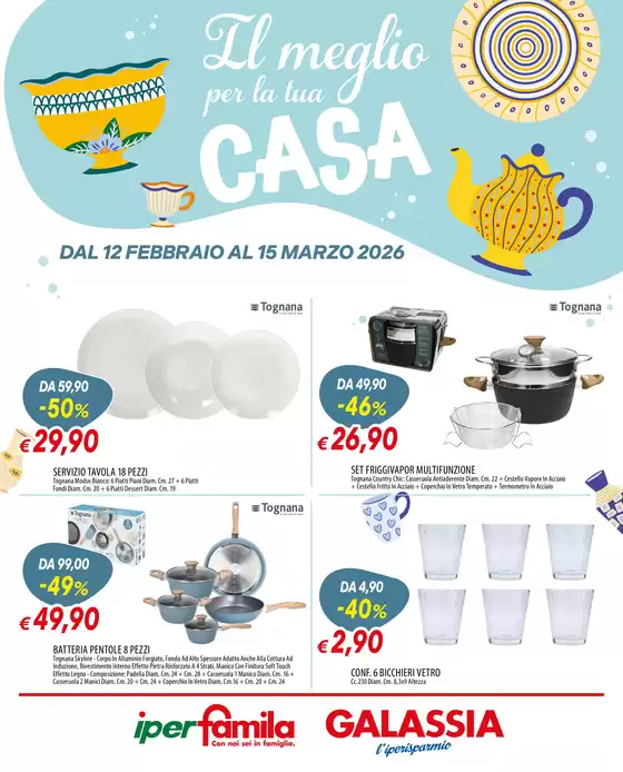 Volantino Iperfamila a Lariano | Il meglio per la tua casa | 2026-02-12T00:00:00.000Z - 2026-03-15T00:00:00.000Z