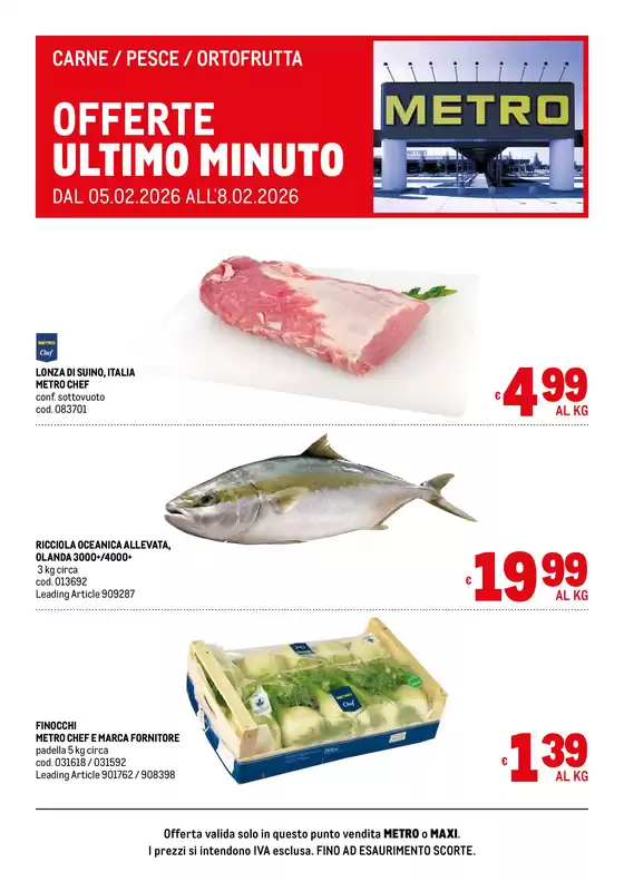 Volantino Metro a Torre Pellice | Offerte freschissimi | 2026-02-05T00:00:00.000Z - 2026-02-08T00:00:00.000Z