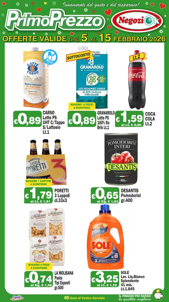 Volantino PrimoPrezzo a Firenze | Offerte valide dal 5 al 15 febbraio 2026 | 2026-02-05T00:00:00.000Z - 2026-02-15T00:00:00.000Z