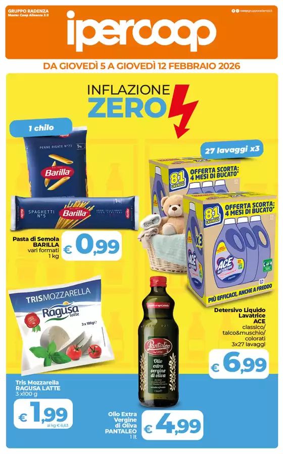 Volantino Ipercoop a Sarzana | Inflazione zero | 2026-02-05T00:00:00.000Z - 2026-02-12T00:00:00.000Z