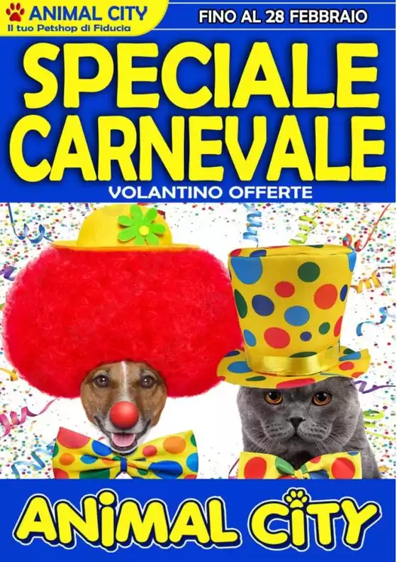 Volantino Animal City a Inveruno | Sconti e promozioni | 2026-02-05T00:00:00.000Z - 2026-02-28T00:00:00.000Z
