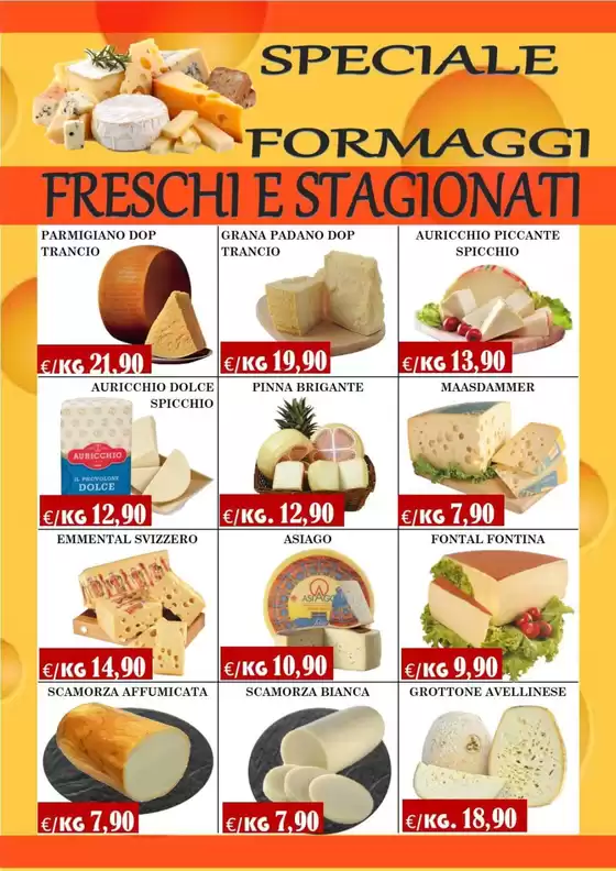 Volantino Supermercato Azzurro a Acri | Speciale formaggi | 2026-02-05T00:00:00.000Z - 2026-02-08T00:00:00.000Z