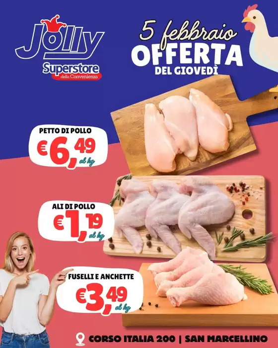 Volantino Jolly Market a Acri | Offerte | 2026-02-05T00:00:00.000Z - 2026-02-05T00:00:00.000Z