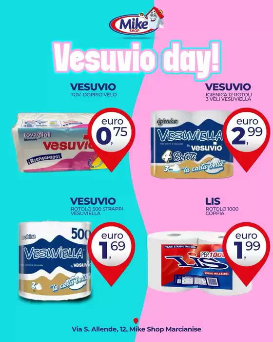 Volantino Mike Shop a Imperia | Vesuvio day! | 2026-02-05T00:00:00.000Z - 2026-02-08T00:00:00.000Z