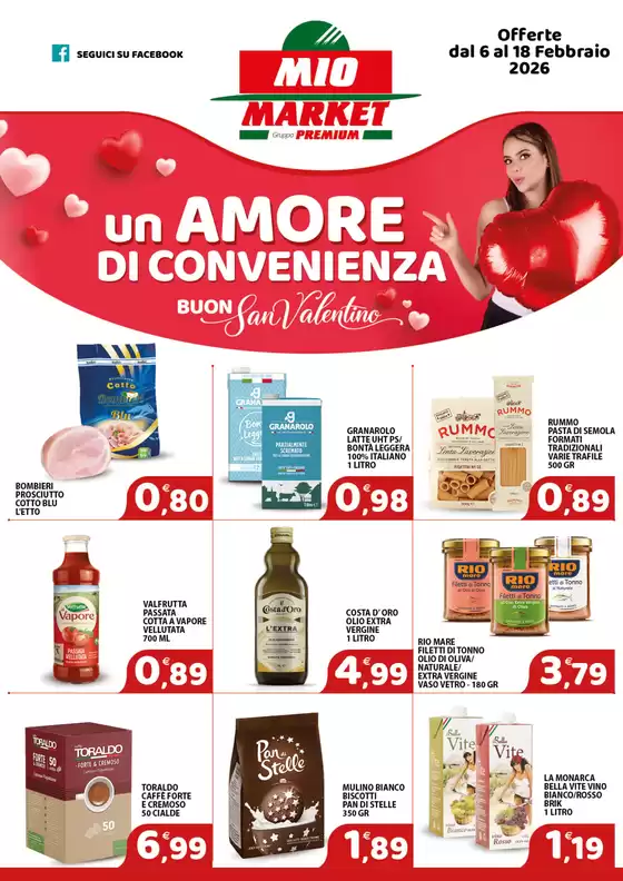 Volantino Mio Market a Castrolibero | Un amore di convenienza | 2026-02-06T00:00:00.000Z - 2026-02-18T00:00:00.000Z