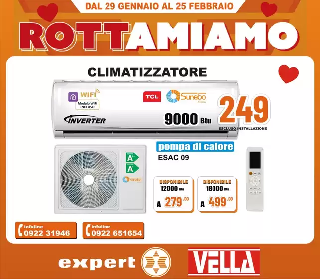 Volantino Vella Elettrodomestici a Trieste | Rottamiamo  | 2026-02-06T00:00:00.000Z - 2026-02-25T00:00:00.000Z