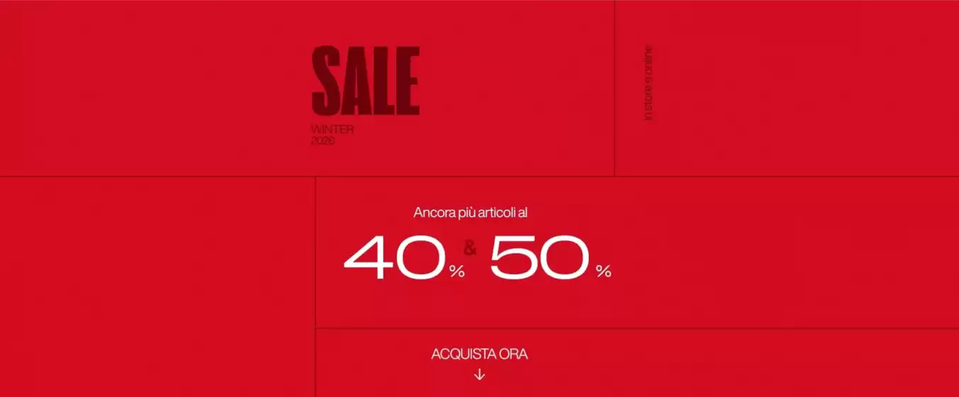 Volantino Nuvolari | Ancora piu articoli al 40% & 50% | 2026-02-06T00:00:00.000Z - 2026-02-20T00:00:00.000Z