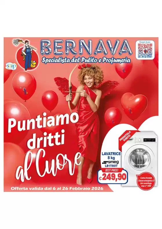 Volantino Bernava a Roma | Puntiamo dritti al cuore | 2026-02-06T00:00:00.000Z - 2026-02-26T00:00:00.000Z