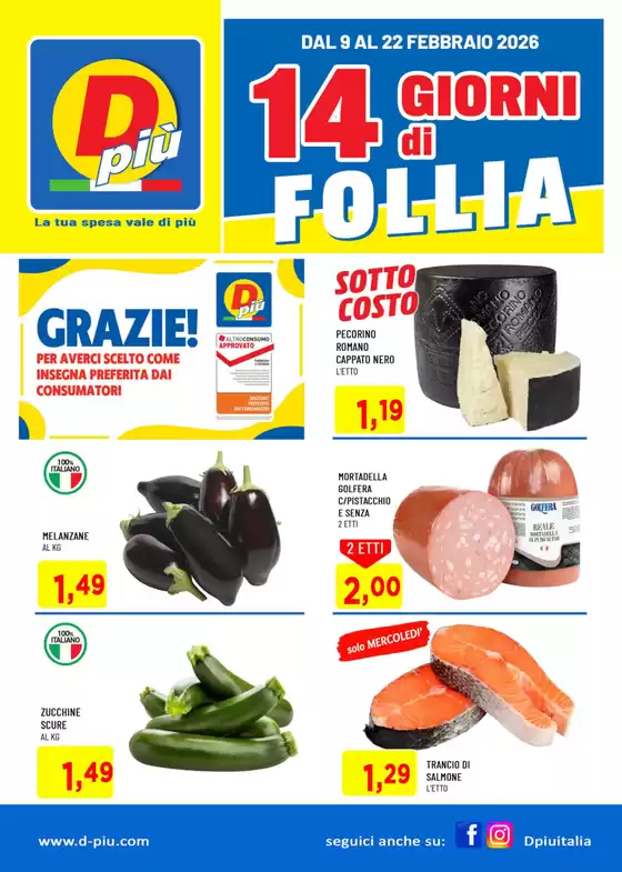 Volantino Dpiu | 14 giorni di follia | 2026-02-09T00:00:00.000Z - 2026-02-22T00:00:00.000Z