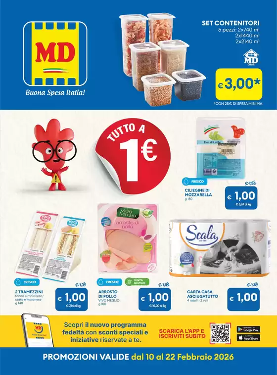 Volantino MD a Cefalù | Tutto a 1€ | 2026-02-10T00:00:00.000Z - 2026-02-22T00:00:00.000Z