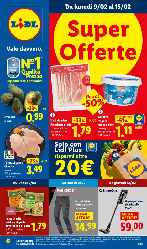 Volantino Lidl a Mirano | Super Offerte. | 2026-02-09T00:00:00.000Z - 2026-02-15T00:00:00.000Z