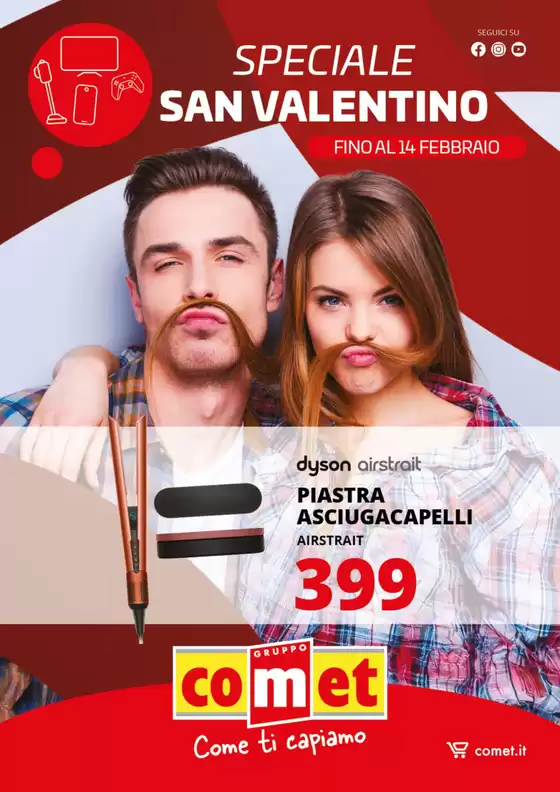 Volantino Comet a Bussolengo | Speciale San Valentino! | 2026-02-03T00:00:00.000Z - 2026-02-14T00:00:00.000Z