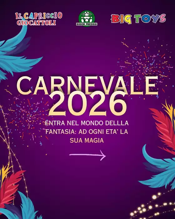 Volantino il Capriccio Giocattoli a Padova | il Capriccio Giocattoli | 2026-02-07T00:00:00.000Z - 2026-02-07T00:00:00.000Z