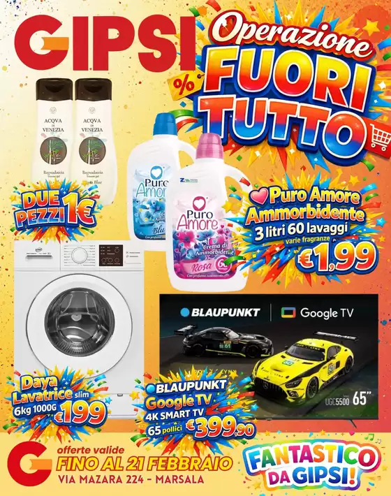 Volantino Gipsi | Operazione fuori tutto | 2026-02-09T00:00:00.000Z - 2026-02-21T00:00:00.000Z