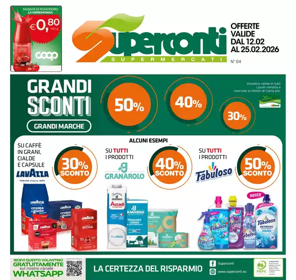 Volantino Superconti a Dobbiaco | Grandi sconti | 2026-02-12T00:00:00.000Z - 2026-02-25T00:00:00.000Z