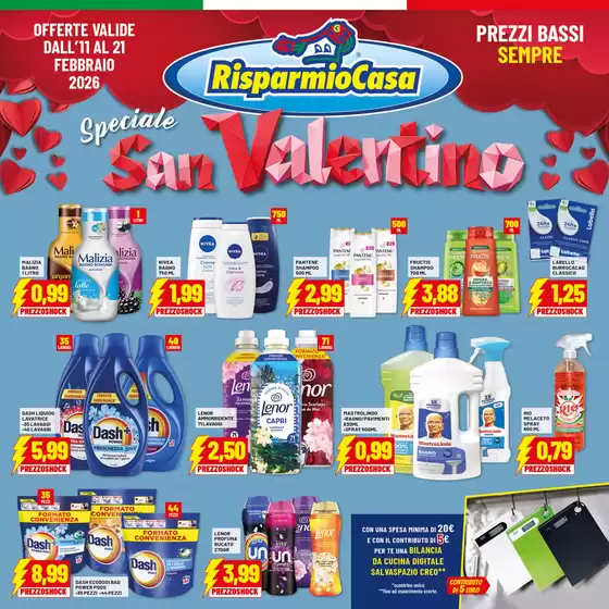 Volantino Risparmio Casa a Castelfranco Veneto | Speciale San Valentino | 2026-02-11T00:00:00.000Z - 2026-02-21T00:00:00.000Z