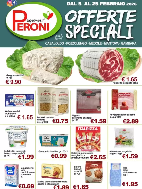 Volantino Supermercati Peroni a Spinea | Offerte speciali | 2026-02-10T00:00:00.000Z - 2026-02-25T00:00:00.000Z