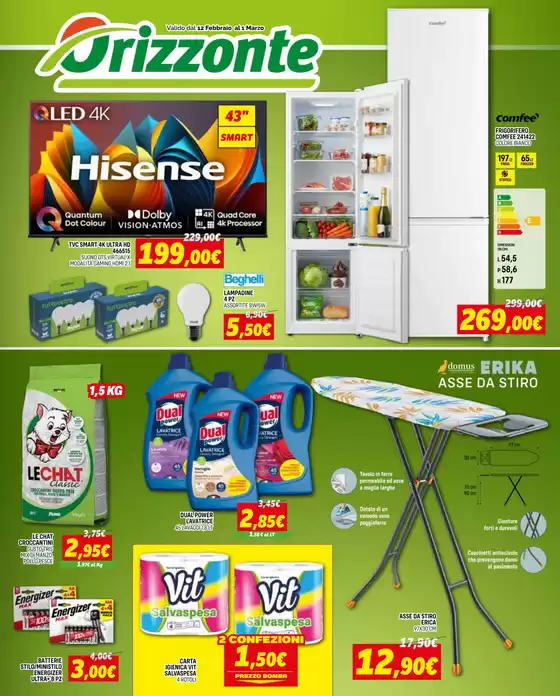 Volantino Orizzonte a Benevento | Offerte Orizzonte | 2026-02-12T00:00:00.000Z - 2026-03-01T00:00:00.000Z