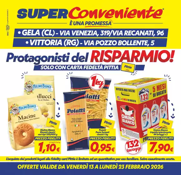 Volantino SuperConveniente a Sutera | Risparmio quotidiano | 2026-02-13T00:00:00.000Z - 2026-02-23T00:00:00.000Z