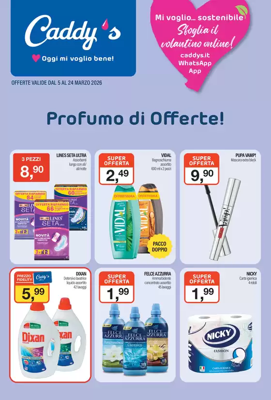 Volantino Caddy's | Profumo di offerte | 2026-03-05T00:00:00.000Z - 2026-03-24T00:00:00.000Z