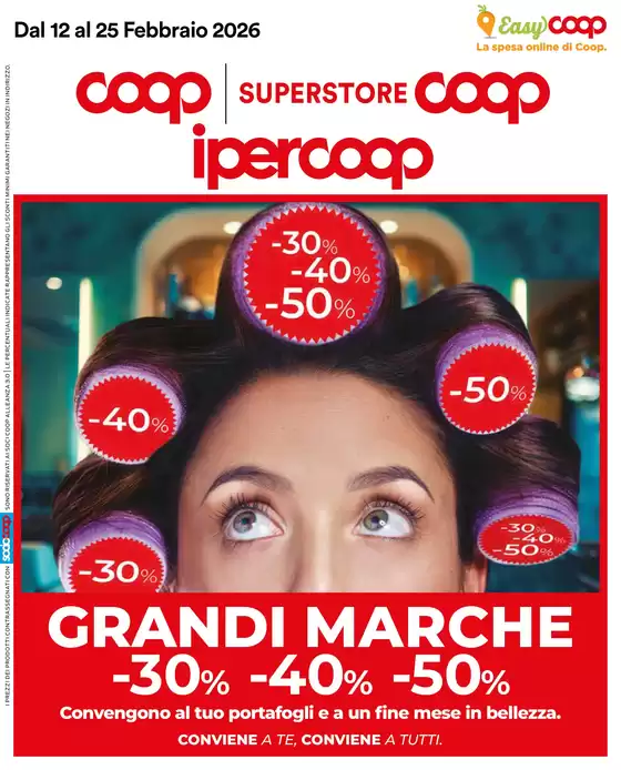 Volantino Superstore Coop | Grandi marche | 2026-02-12T00:00:00.000Z - 2026-02-25T00:00:00.000Z