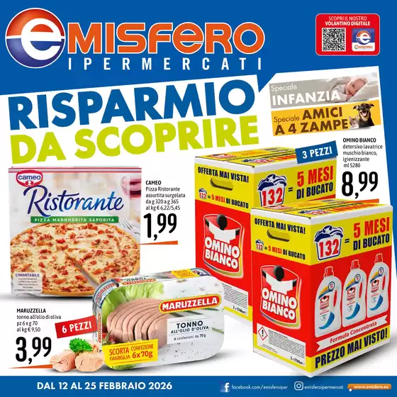 Volantino Emisfero | Risparmio da scoprire | 2026-02-12T00:00:00.000Z - 2026-02-25T00:00:00.000Z