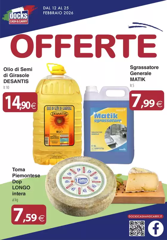 Volantino Docks Cash&Carry a Buggerru | Offerte | 2026-02-12T00:00:00.000Z - 2026-02-25T00:00:00.000Z
