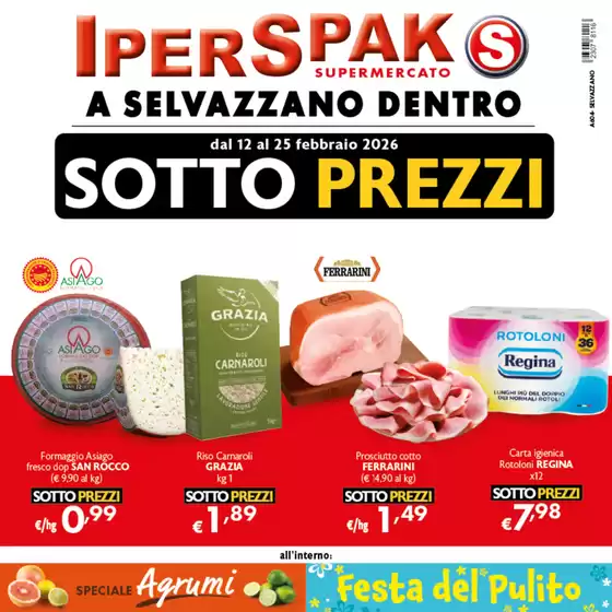 Volantino IperSpak a Buggerru | Sottoprezzi  | 2026-02-12T00:00:00.000Z - 2026-02-25T00:00:00.000Z